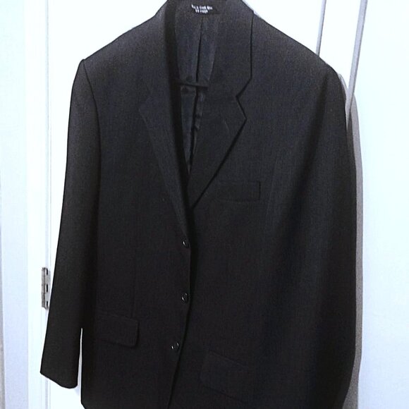 David Bios Men Dark Grayish Blue Suit Jacket Only    40S - Picture 1 of 11